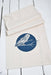 Hearth and Harrow - Organic Cotton Barn Owl Tea Towel - Navy - Bird Kitchen.