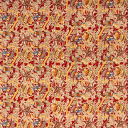 Couleur Nature - Noel Red & Green French Tablecloths: 71 x 106, featuring intricate, holiday-themed patterns with pine sprigs and ornaments, handprinted on fine French linen.