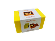 CapaBunga | Cheese Vaults - Soft Cheese - Biscuit (yellow) packaging, designed to preserve artisan cheese freshness and flavor by allowing it to breathe, reducing mold.