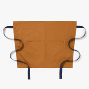 Hedley & Bennett Cafe Bistro Half Apron, Denver Brown — front view