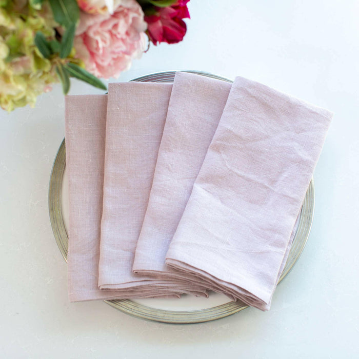 Crown Linen Designs | Washed Linen Napkin Sets.