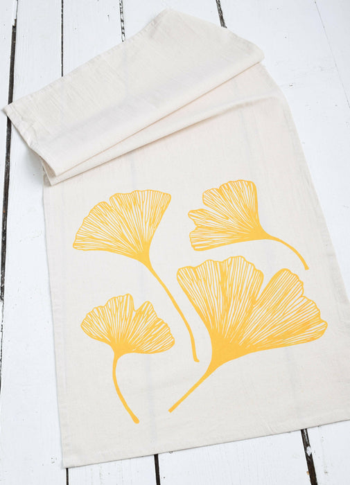 Hearth and Harrow | Ginkgo Leaf Tea Towel.