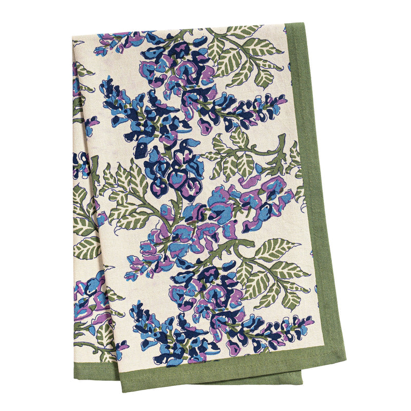 Couleur Nature | Wisteria Blue & Green Tea Towels