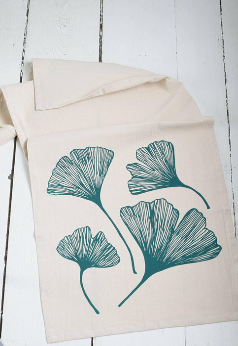 Hearth and Harrow | Gingko Leaf Kitchen Towel.