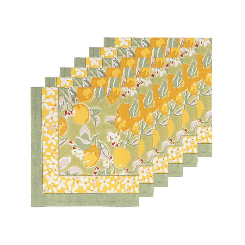 Couleur Nature | Citron Vert & Yellow Napkins