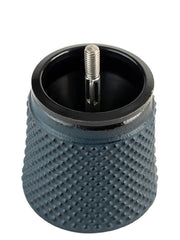 Peugeot | Bali Cast Iron Pepper Mill features a textured adjustment knob with a threaded stud, ideal for finely clamping Sichuan pepper for culinary precision.