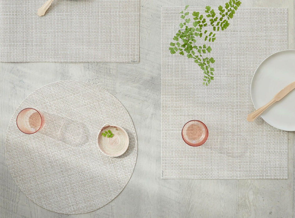 Chilewich | Basketweave Round Placemats.