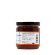 RedCamper Colo. Whiskey Peach Deliciousness Preserves, 9 oz jar, featuring organic peaches and Laws Whiskey, perfect for pairing on cheeseboards or with varied culinary creations.