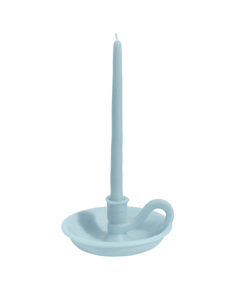 Misette | The Forme Wax Candlestick, Blue