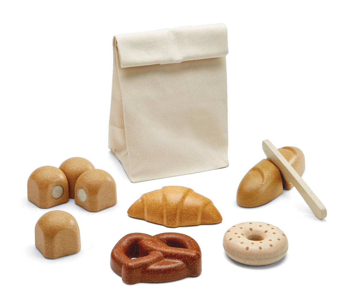 PlanToys | Wooden Pretend-Play Bread Set for Kids — Athens Cooks