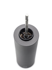 Peugeot | Boreal Pepper Mill, Rock Gray, featuring a sleek beechwood design with a durable steel mechanism visible, ideal for enhancing flavors in your kitchen.