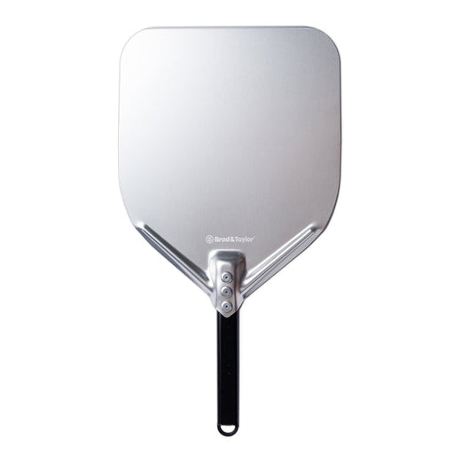 Brod & Taylor | Metal Bread Peel displayed, showcasing a sleek, ergonomic design ideal for transferring baked goods, perfect for enhancing any home baker's culinary experience.