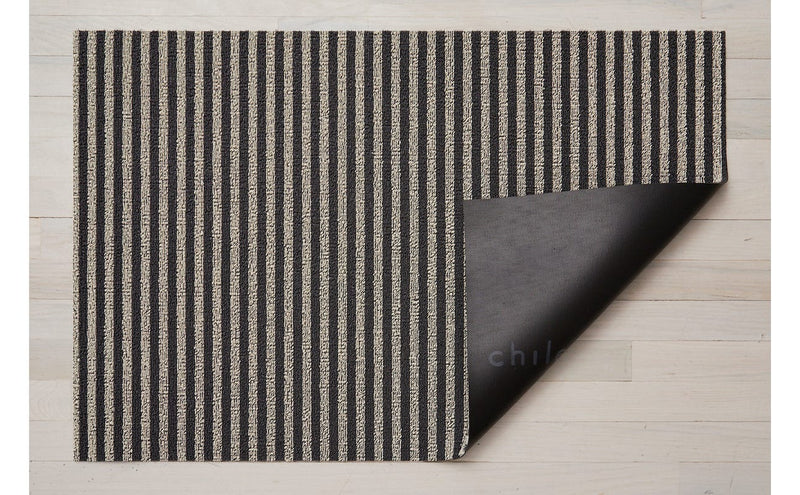 Chilewich | Breton Stripe Shag Mat - Gravel
