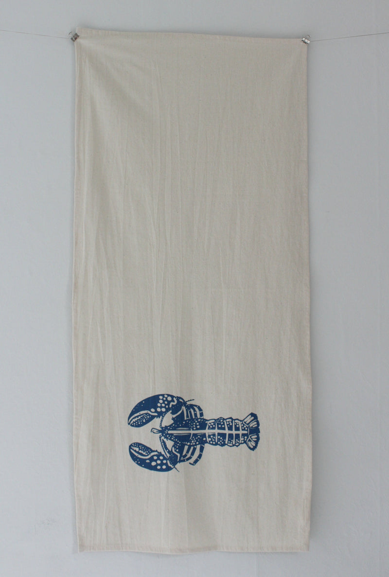 Hearth and Harrow | Lobster Tea Towel - Organic Cotton - Red - Eco-Friendly