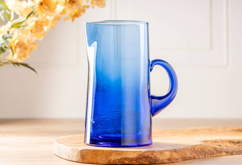 Moroccan Cone Jug, Blue