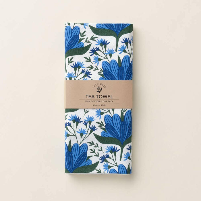 HAZELMADE | Blue Gentian Tea Towel.