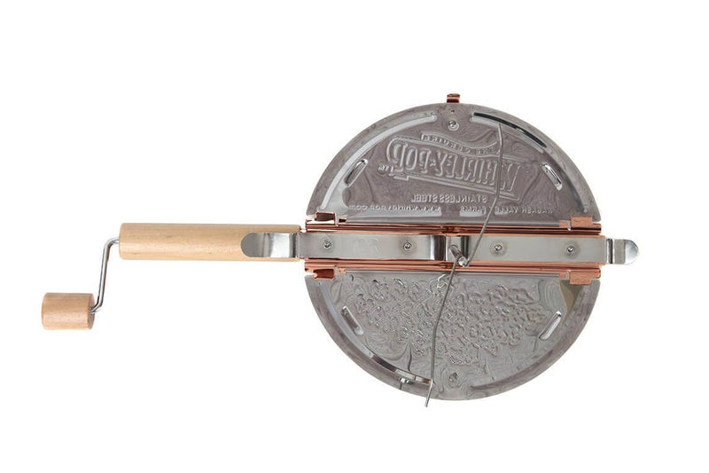 Wabash Valley Farms - Copper Plated Stainless Steel Whirley-Pop No Popcorn Included Catalog Shipper Box