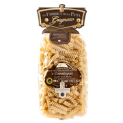Zia Pia - Cavatappi by La Fabbrica della Pasta: 500g bag of corkscrew-shaped pasta, crafted in Gragnano from durum wheat semolina, ideal for sauces and casseroles.