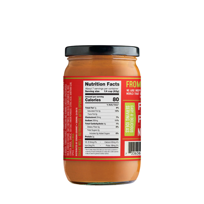Tomato Basil Alfredo Pasta Sauce: 15.5 oz