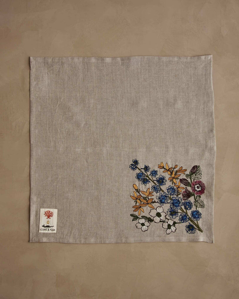 Coral & Tusk | Spring Stems Dinner Napkin