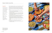 “Maple Cheddar Snack Mix recipe from 'By Heart', showcasing picnic setup with snack mix, chips, salad, and grapes, highlighting home-cooked restaurant-quality dishes by Hailee Catalano.”