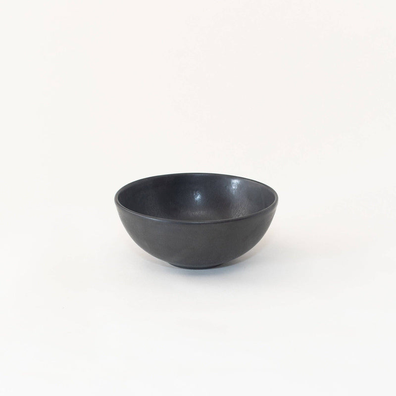 Sarah Kersten - Ramen Bowl: Black, versatile ceramic dish for noodles or salads, designed for style and practicality, available in 10 studio glazes.