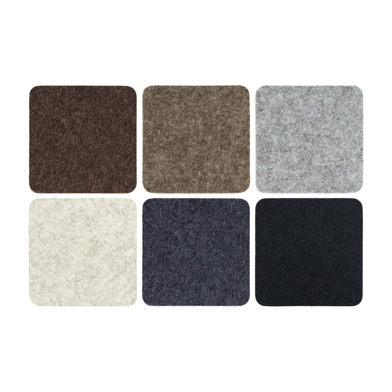 Graf Lantz | Bierfilzl Merino Wool Felt Square Coaster Multi 6 Pack