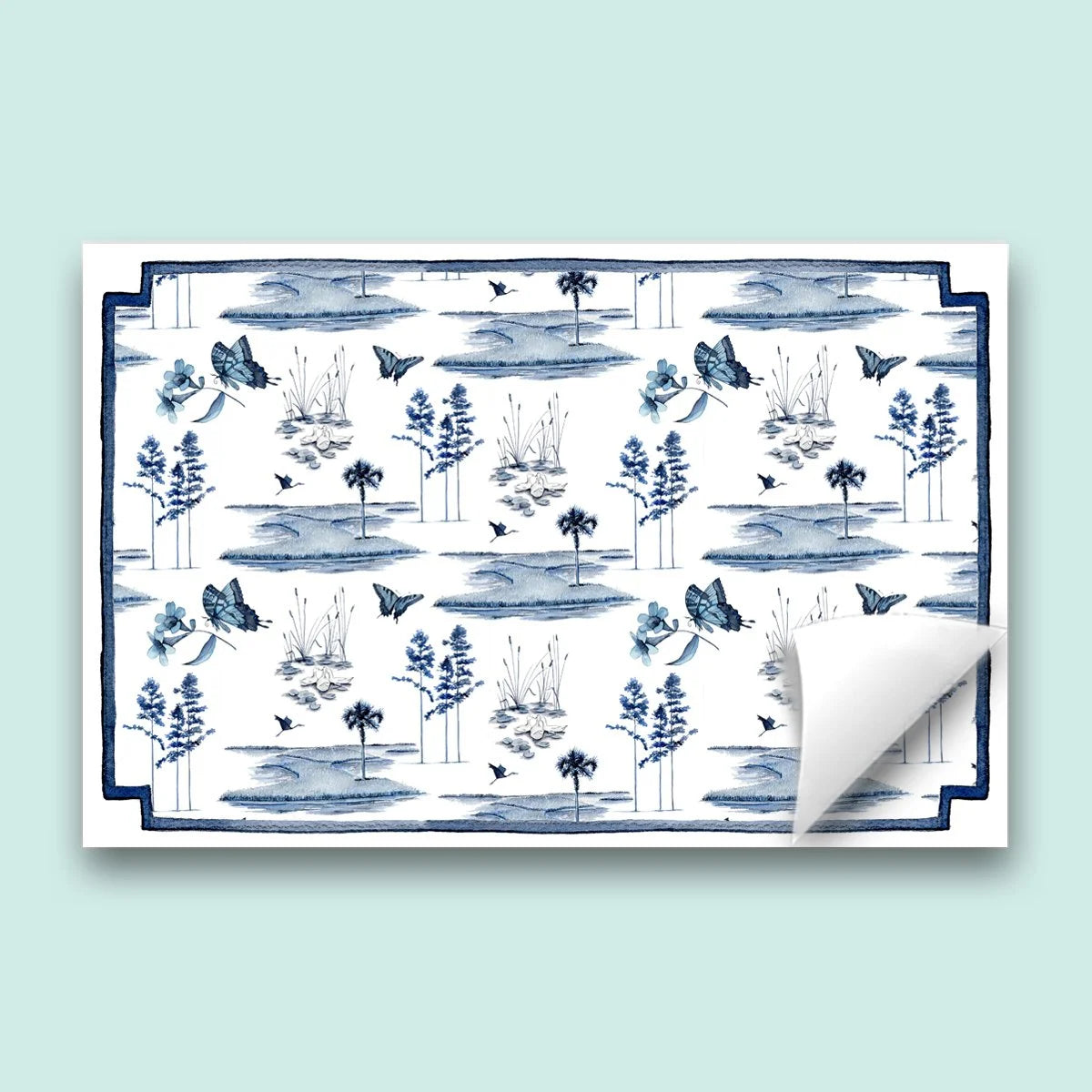 Grace Langdon Art Football Field Placemat - Thumbnail 4