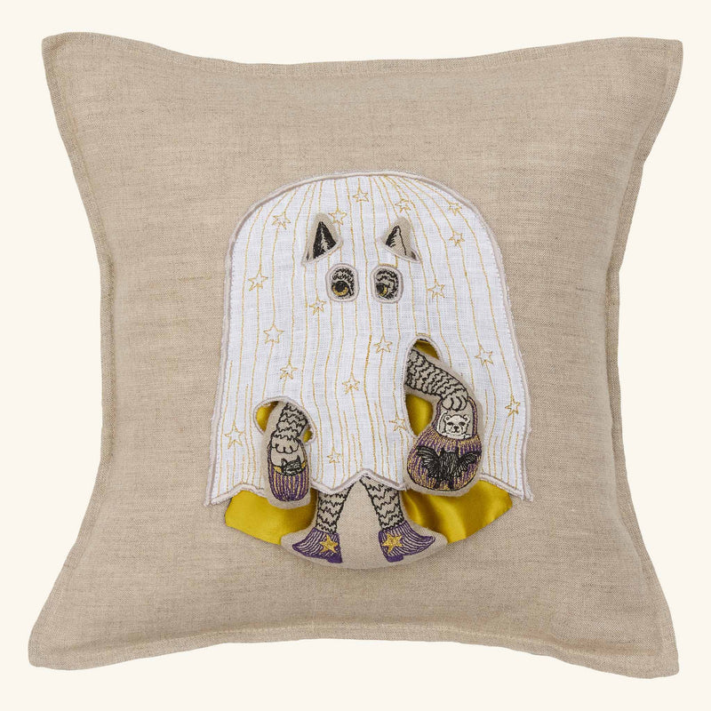 Coral & Tusk - Ghost Kitty Pocket Pillow: Cover Only