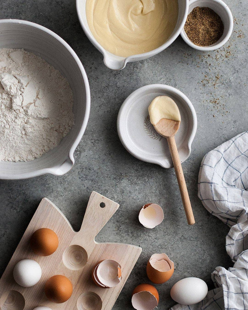 Farmhouse Pottery | Laurel Spoon Rest, White
