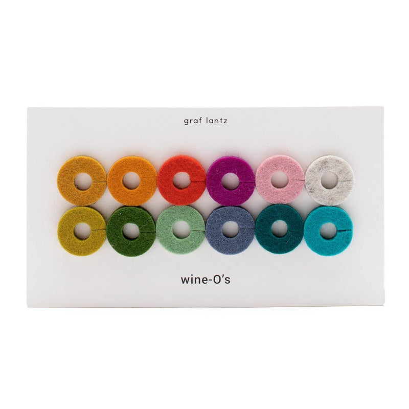 Graf Lantz | Wine-O's Merino Wool Felt Round Wine Markers