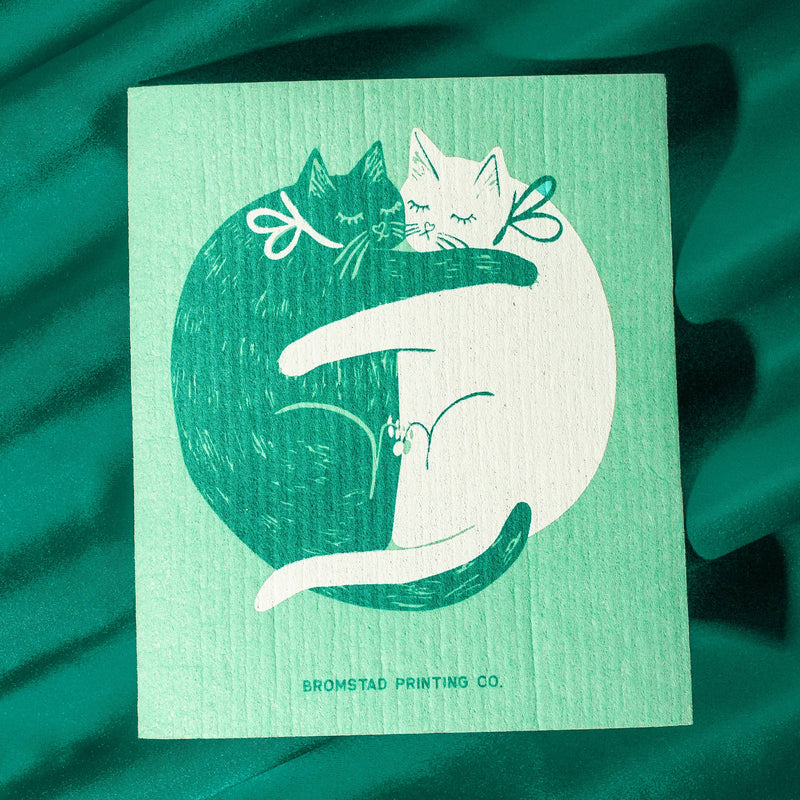 Bespoke Provisions | Cats Swedish Dishcloth