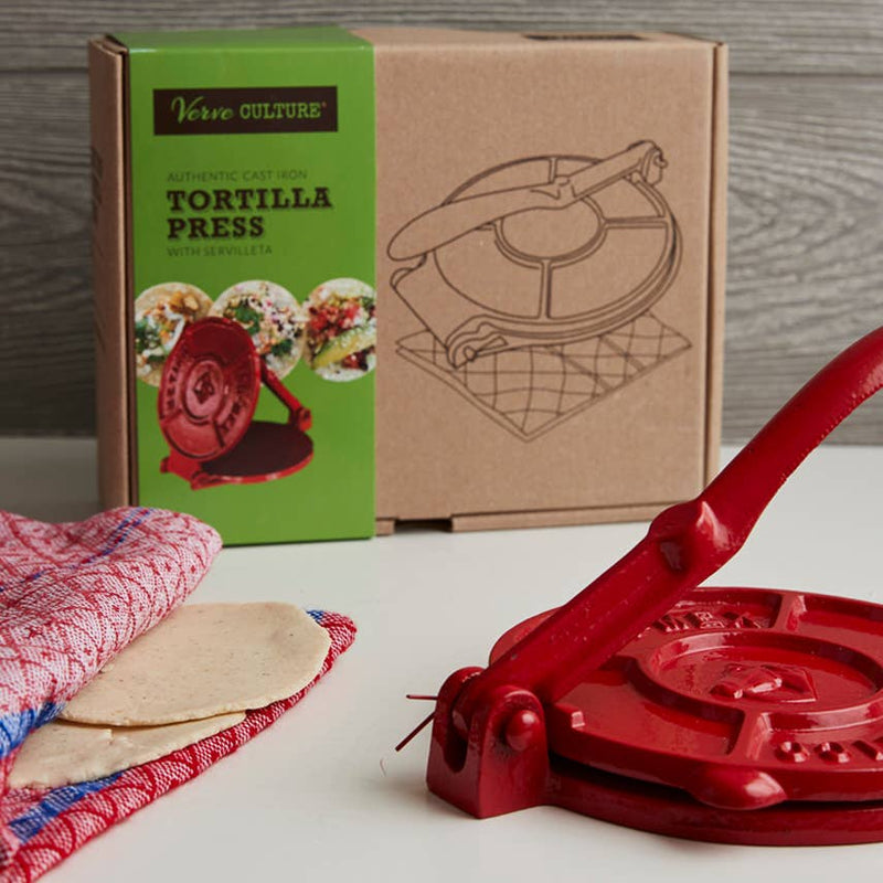 Verve Culture | Cast Iron Tortilla Press Kit
