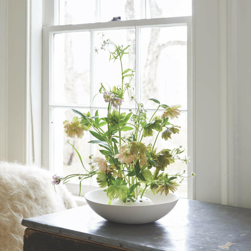 The Floral Society | Ceramic Flower Frog Bowl.