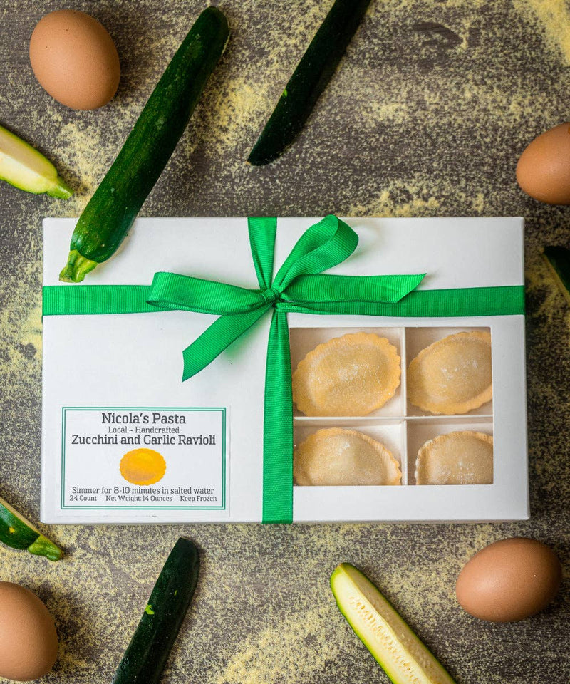 Nicola's Marketplace | Zucchini and Garlic Scape Ravioli
