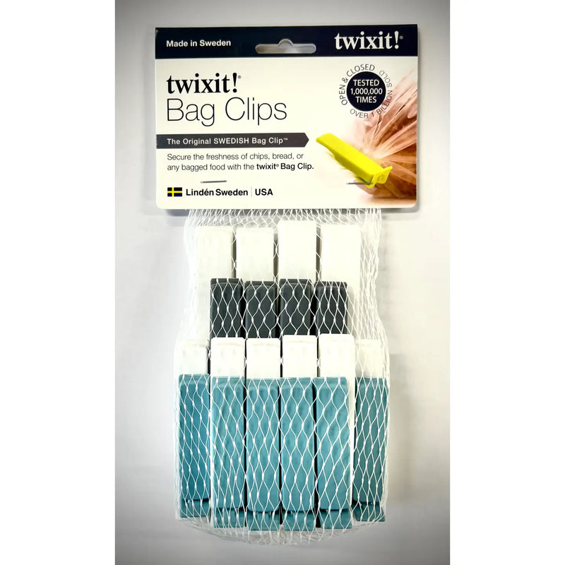 Linden Sweden | twixit! Bag Clips, Assorted, Gray