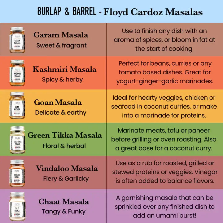 Burlap & Barrel - Garam Masala - Single Origin Spice & Seasoning Blend; sweet, fragrant, aromatic; ideal for enhancing dishes or desserts with chef-inspired flavors.