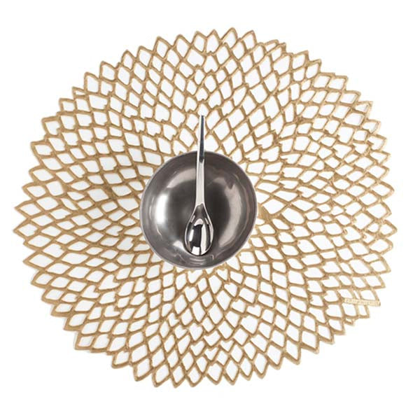 Chilewich | Dahlia Placemats - Brass