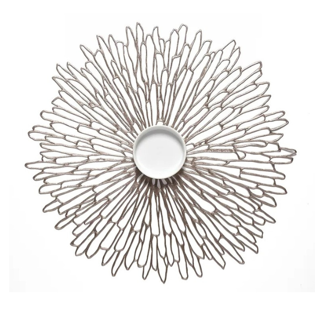 Chilewich | Bloom Placemats - Gunmetal