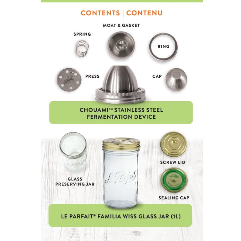 Le Parfait | ChouAmi, Fermentation Kit