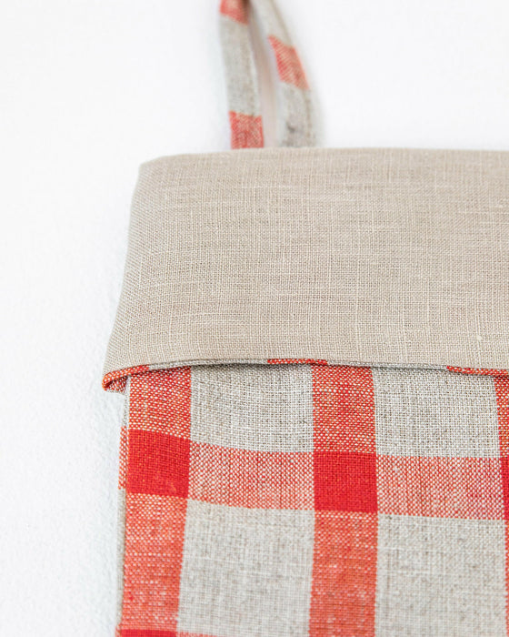 MagicLinen | Linen Christmas Stockings.