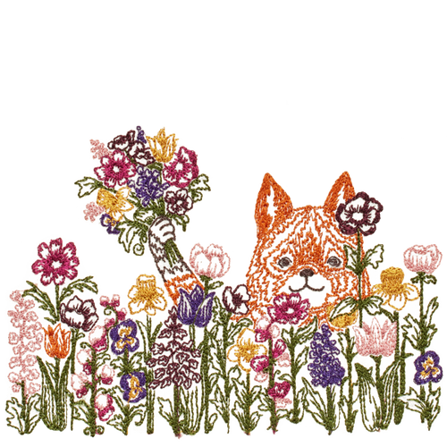 Coral & Tusk | Autumn Blossoms Dinner Napkin