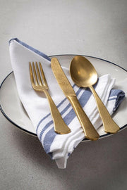 Costa Nova | Prado Vintage Gold Flatware Sets.