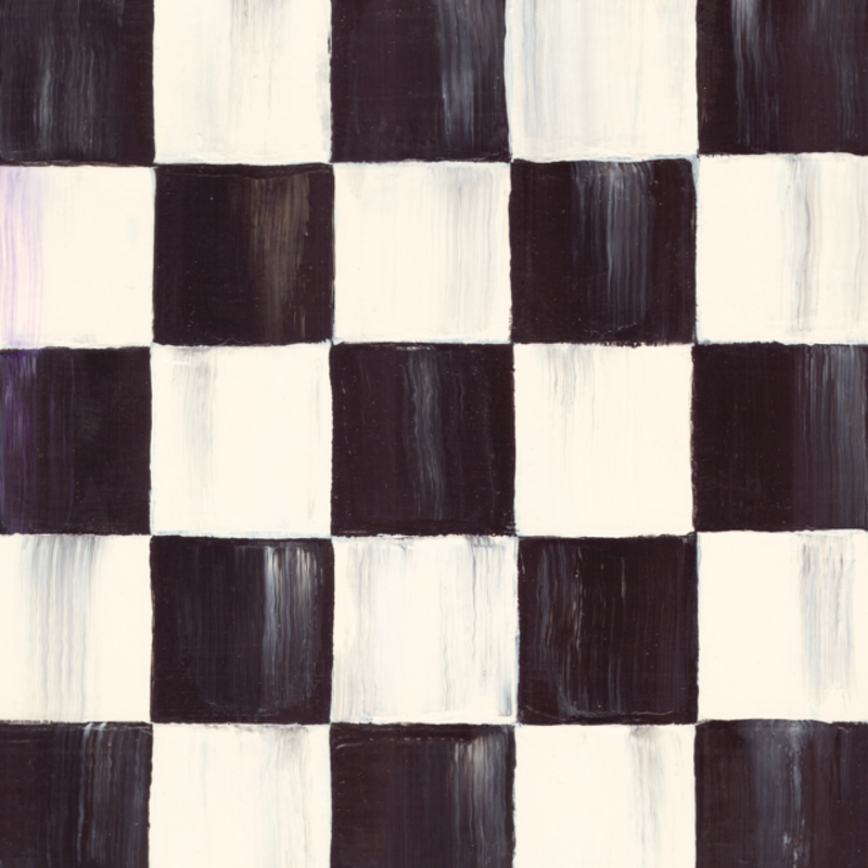 MacKenzie-Childs | Sterling Check Paper Towel Holder