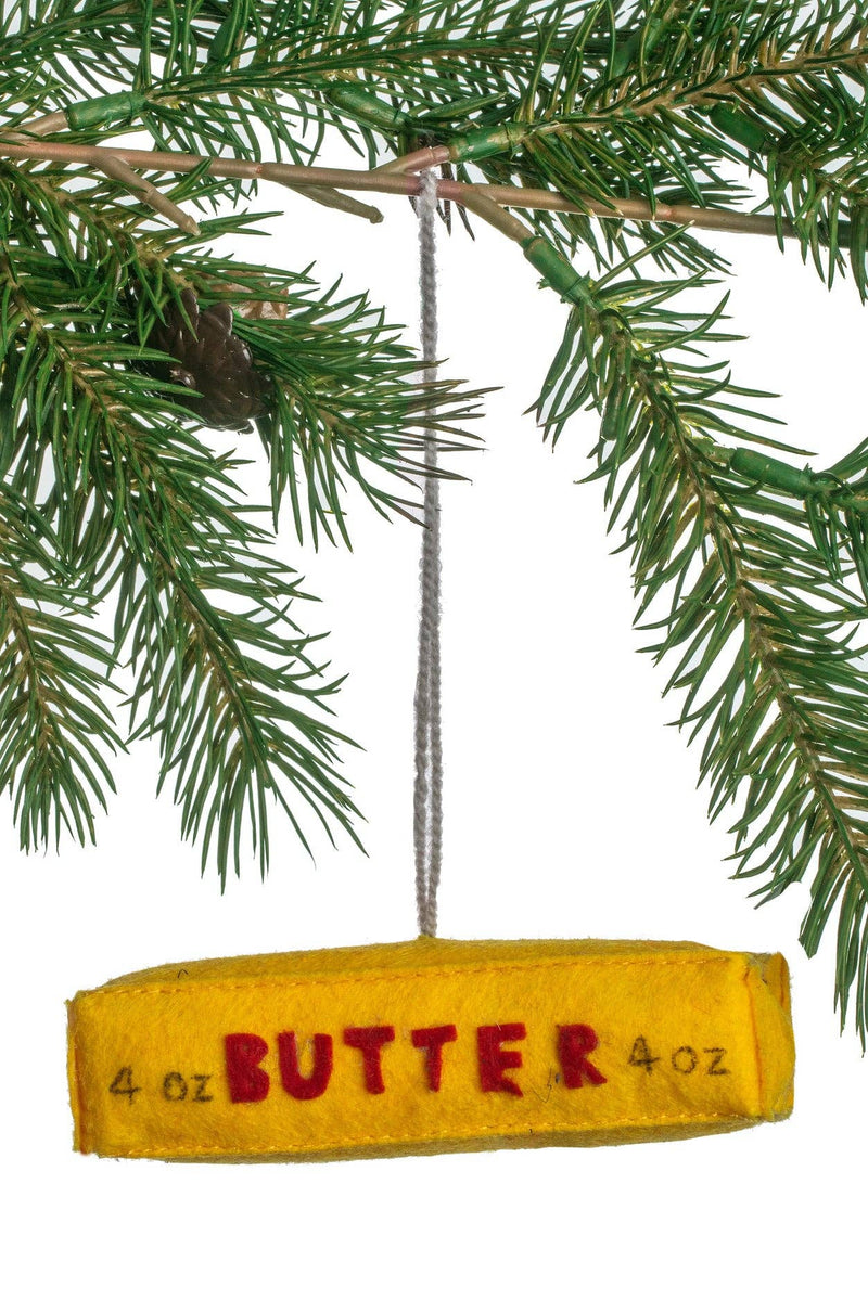Farmhouse Pottery | Felted Breakfast Ornament, Waffle Stack