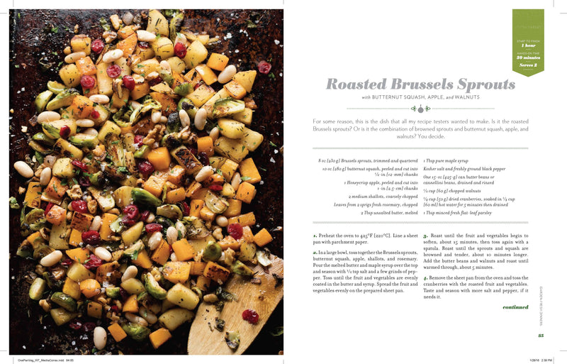 One Pan, Two Plates: Vegetarian Suppers