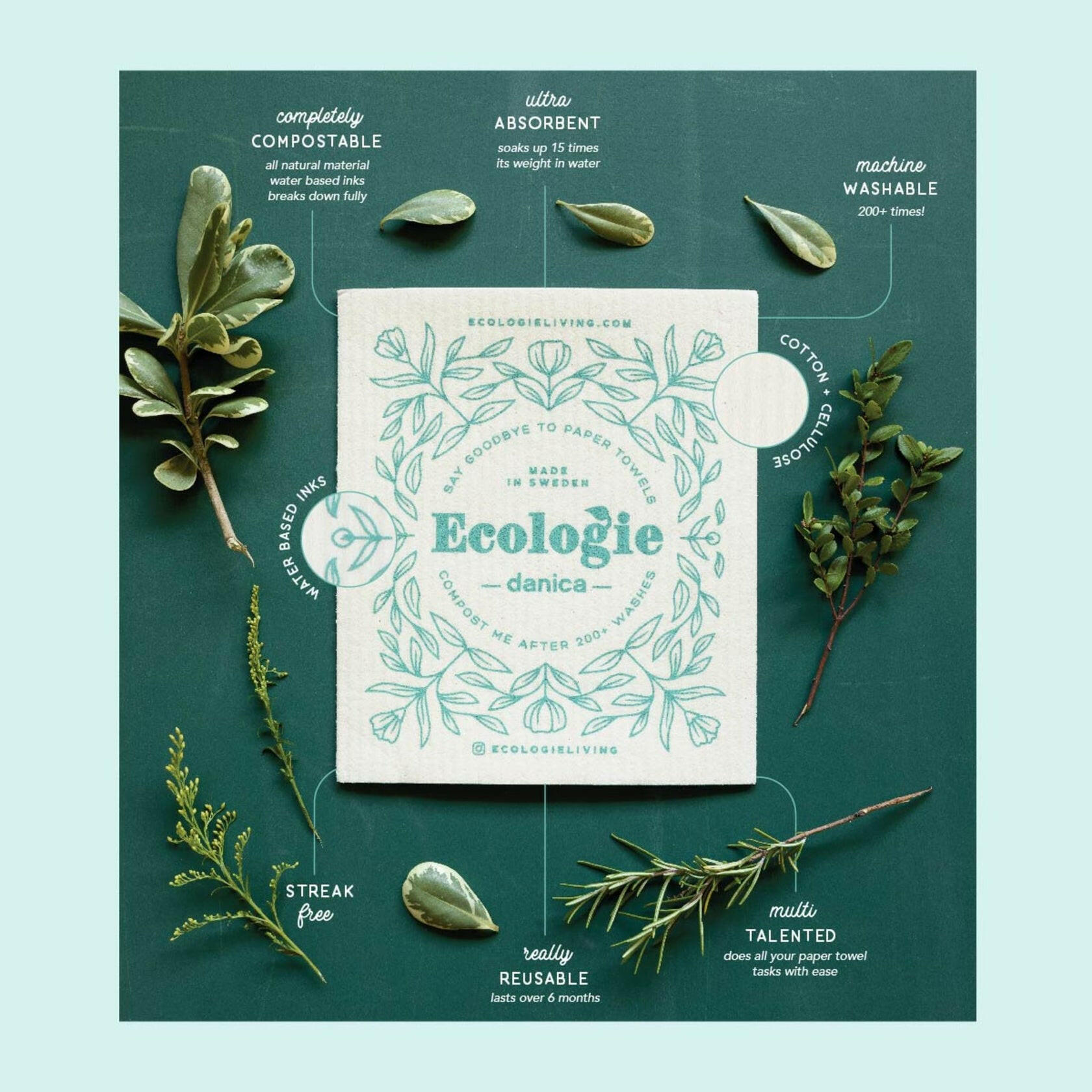 Ecologie Sponge Cloths - Thumbnail 2