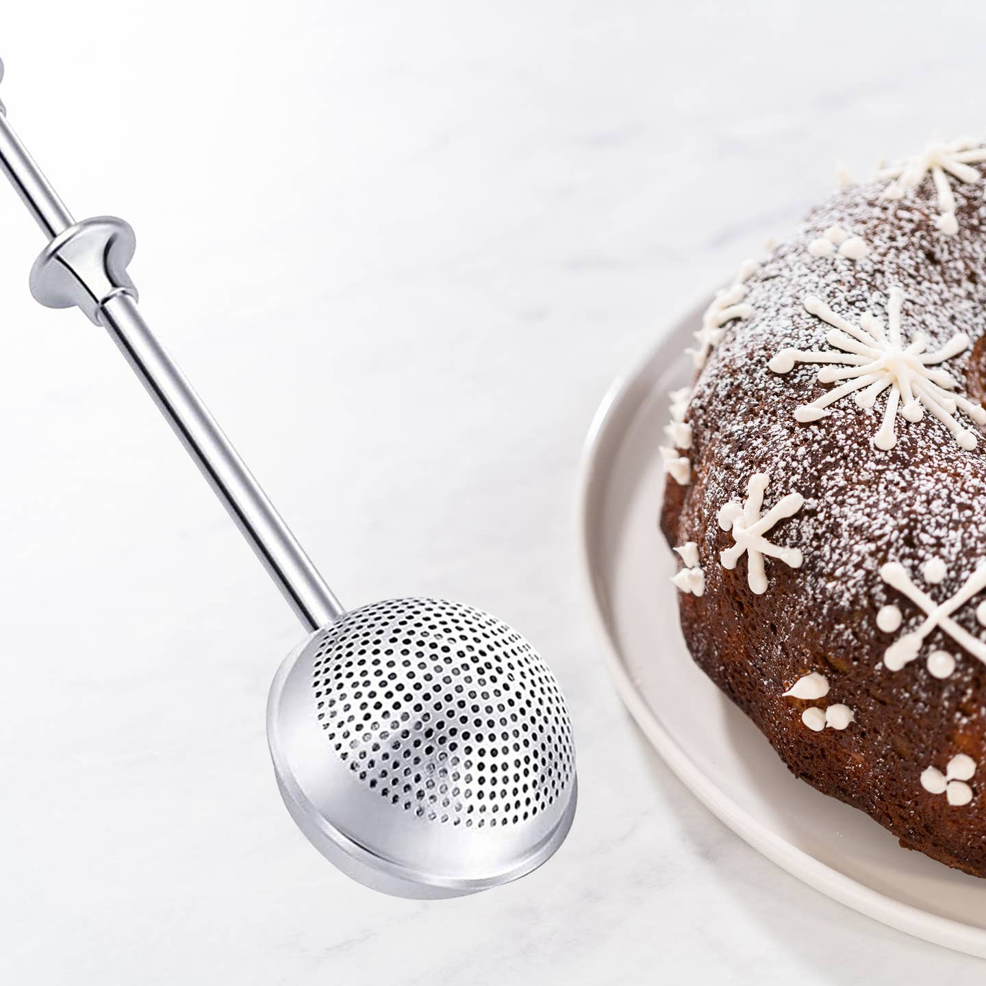 Fox Run Brands Stainless Steel Sugar and Flour Dusting Wand