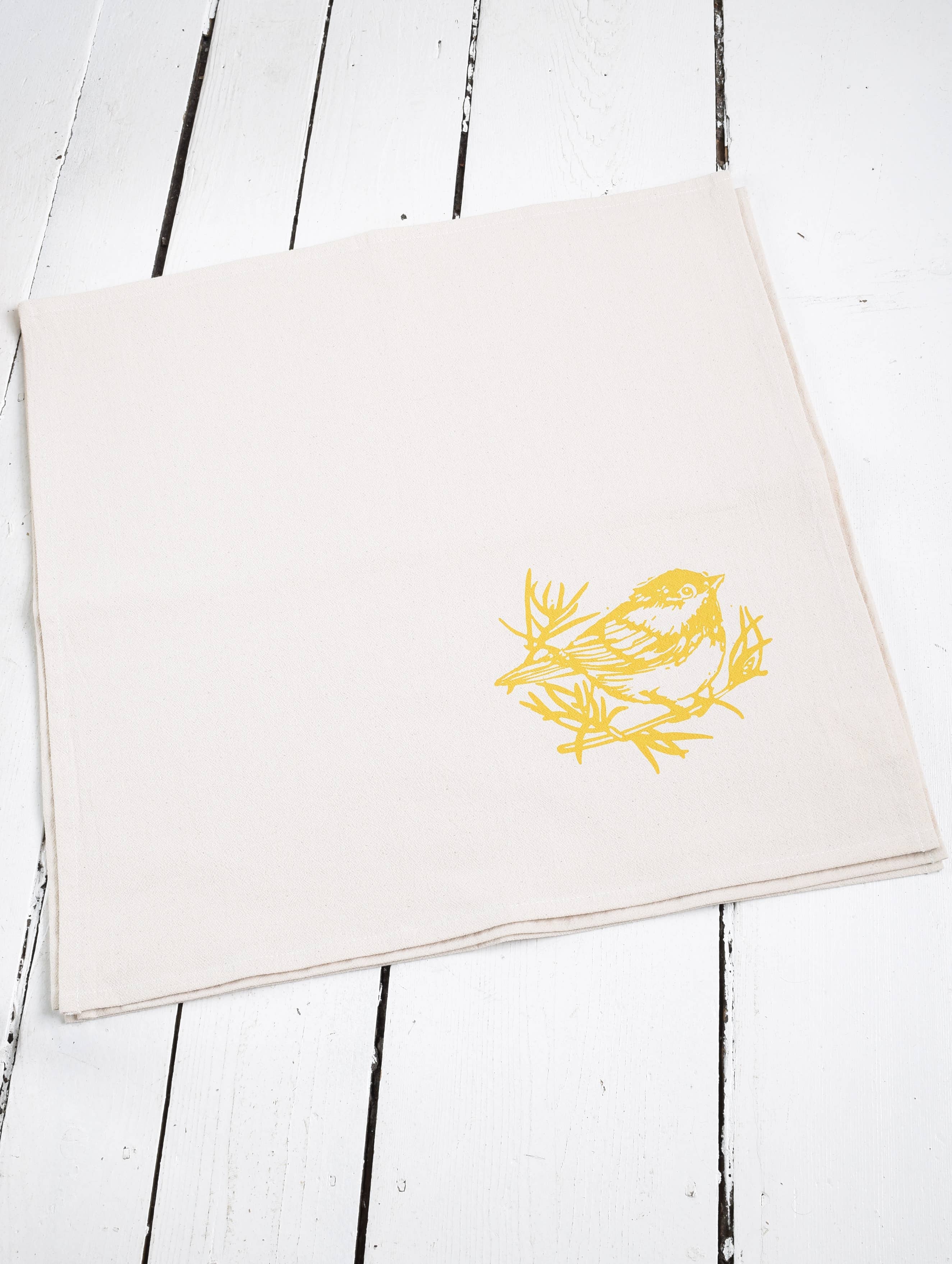 HearthandHarrow Chickadee Cloth Napkins - Thumbnail 4