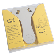 L'Atelier du Vin - USA - Chromed Foil Cutter for Wine Bottles, featuring two circular blades for precise foil removal in one easy motion, ideal for wine enthusiasts.